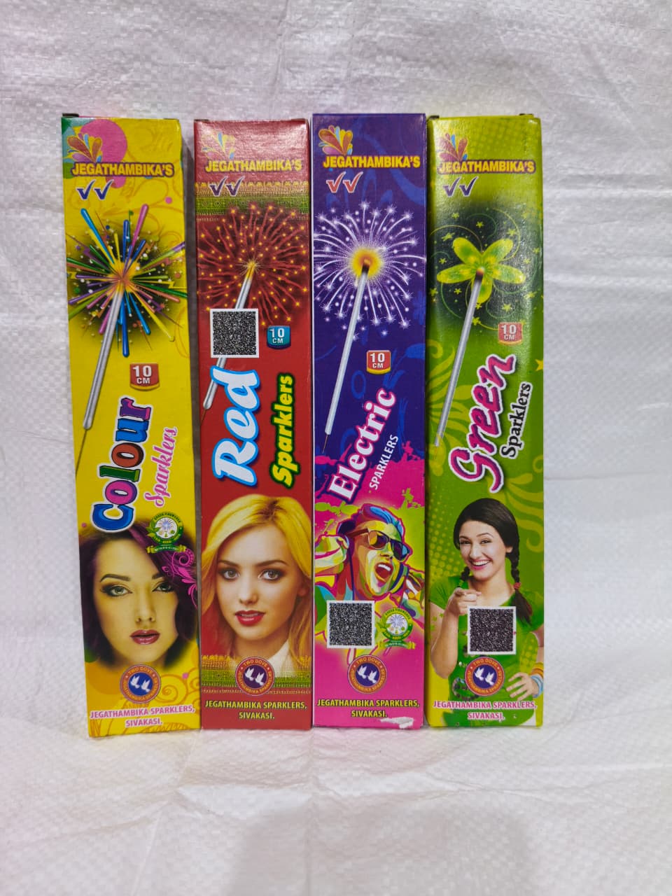 10 Cm Sparklers Green