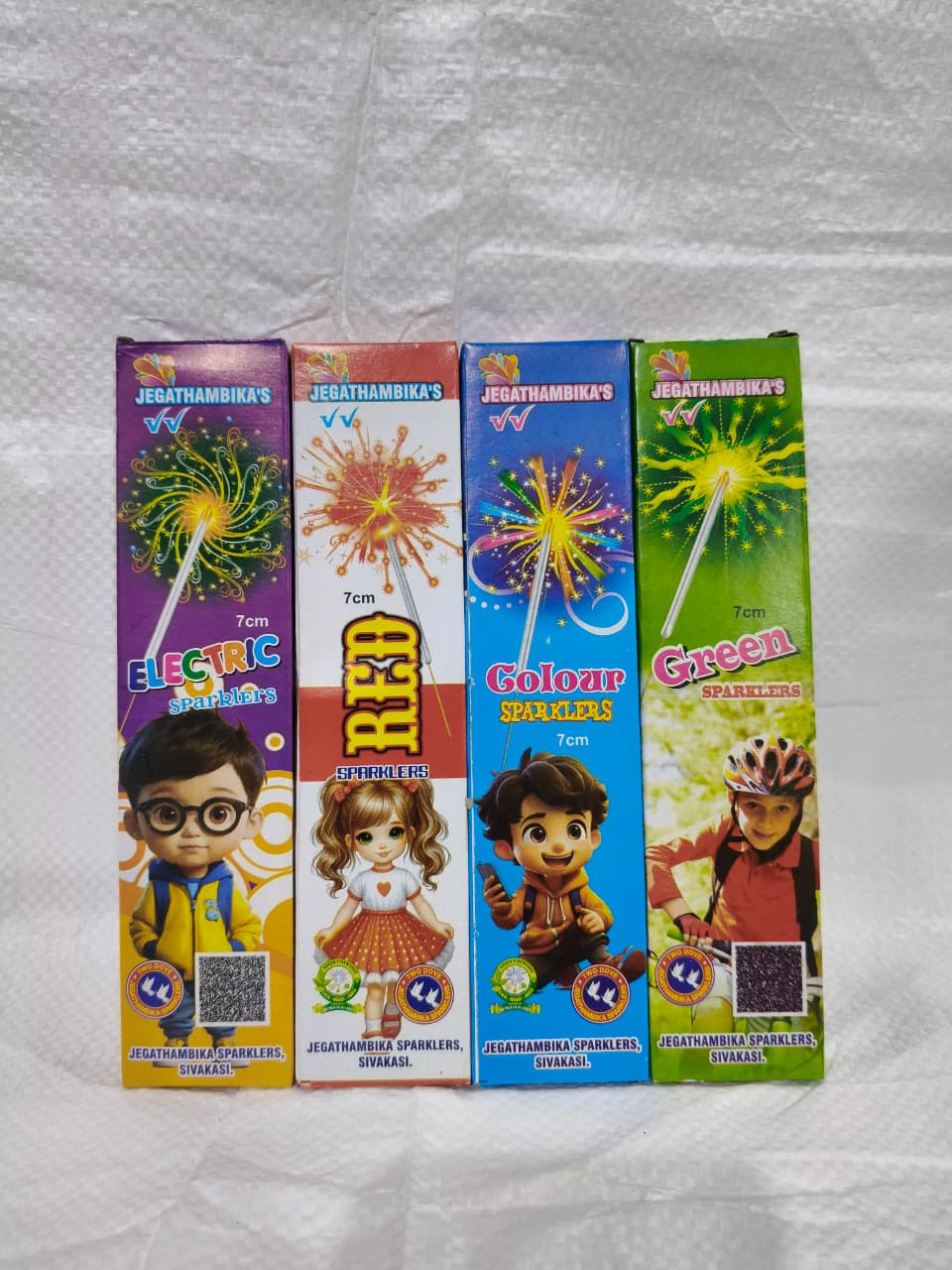 7 Cm Sparklers Green